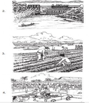 Sống của nhân dân hai bên bờ sông lại thay đổi và phát triển như ngày nay 2