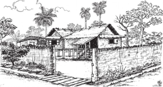 Bố của tôi đã kể cho tôi nghe rằng ngày xưa làng của mình có rừng rậm ở 2