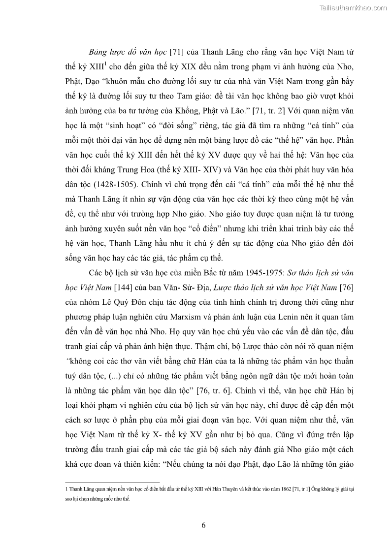 Luận án tiến sĩ văn học Quá trình vận động tới sự điển phạm hóa của văn học nhà nho ở Việt Nam từ Trần Nhân Tông qua Nguyễn Trãi đến Lê Thánh Tông - 1 Trang 12