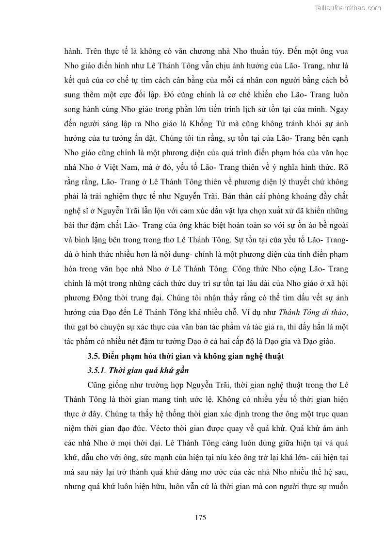 Luận án tiến sĩ văn học Quá trình vận động tới sự điển phạm hóa của văn học nhà nho ở Việt Nam từ Trần Nhân Tông qua Nguyễn Trãi đến Lê Thánh Tông - 16 Trang 181