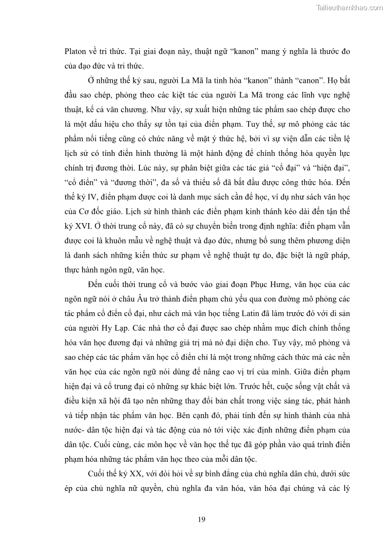 Luận án tiến sĩ văn học Quá trình vận động tới sự điển phạm hóa của văn học nhà nho ở Việt Nam từ Trần Nhân Tông qua Nguyễn Trãi đến Lê Thánh Tông - 3 Trang 25
