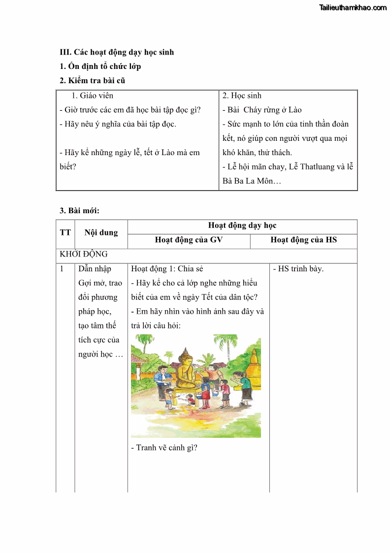 Luận văn thạc sĩ khoa học giáo dục Dạy học đọc hiểu cho học sinh lớp 4 nước CHDCND Lào theo định hướng phát triển năng lực - 10 Trang 109