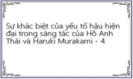 Những Công Trình Nghiên Cứu Yếu Tố Hậu Hiện Đại Trong Sáng Tác Của Haruki Murakami