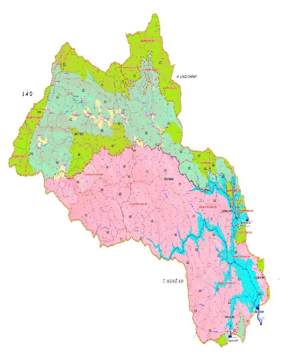Hình 4 4 Hình ảnh hiện trạng quy hoạch 3 loại rừng tại lưu vực thủy điện 2
