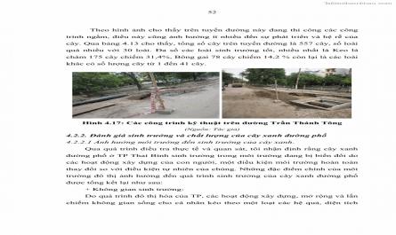 Luận văn thạc sĩ khoa học lâm nghiệp Đánh giá hiện trạng và đề xuất giải pháp phát triển cây đường phố cho thành phố Thái Bình - 6