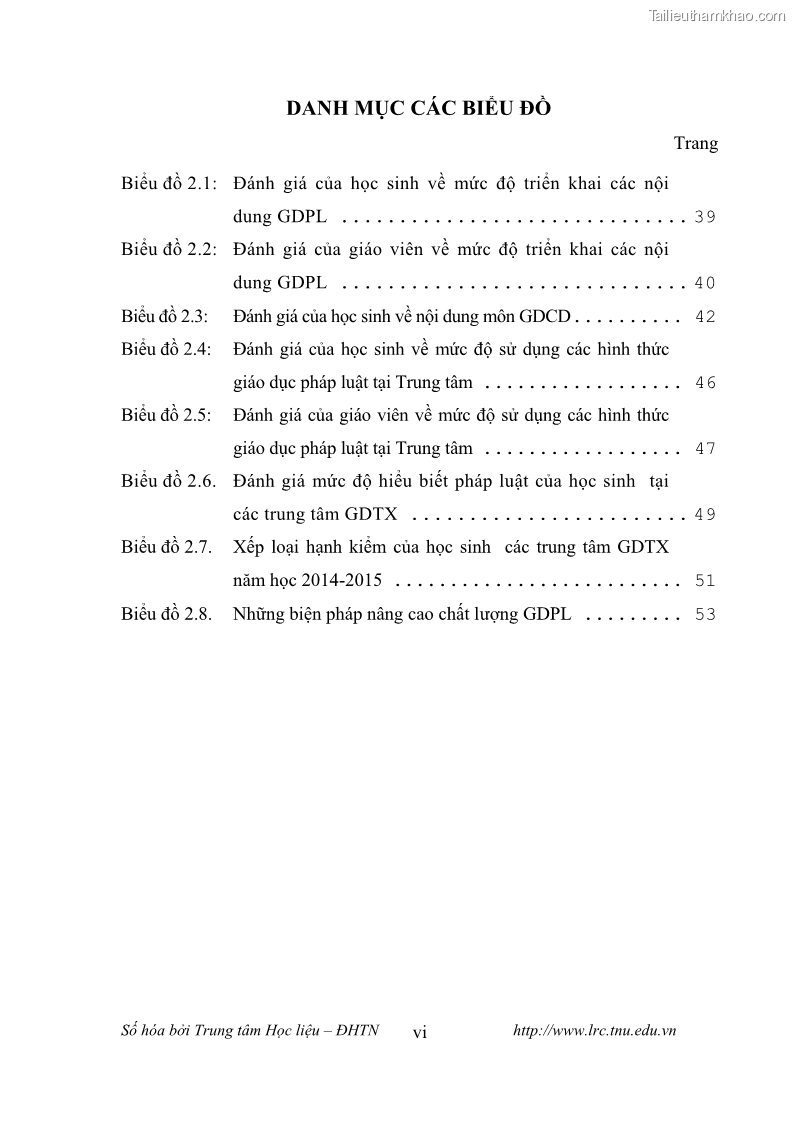 Luận văn thạc sĩ khoa học giáo dục Giáo dục pháp luật cho học sinh các Trung tâm giáo dục thường xuyên, Tỉnh Thái Nguyên - 1 Trang 11