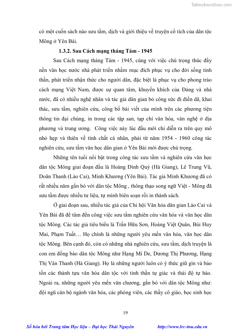 Luận văn thạc sĩ khoa học ngữ văn Khảo sát truyện cổ tích thần kỳ của dân tộc Mông lưu hành ở Yên Bái - 3 Trang 25