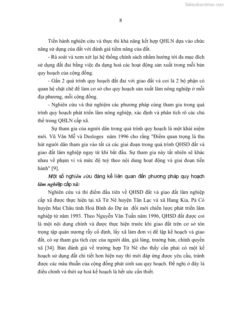 Luận văn thạc sĩ khoa học lâm nghiệp Nghiên cứu cơ sở khoa học và thực tiễn cho quy họach bảo vệ và phát triển rừng tại xã Ân Tình huyện Na Rì tỉnh Bắc Kạn - 1 Trang 11