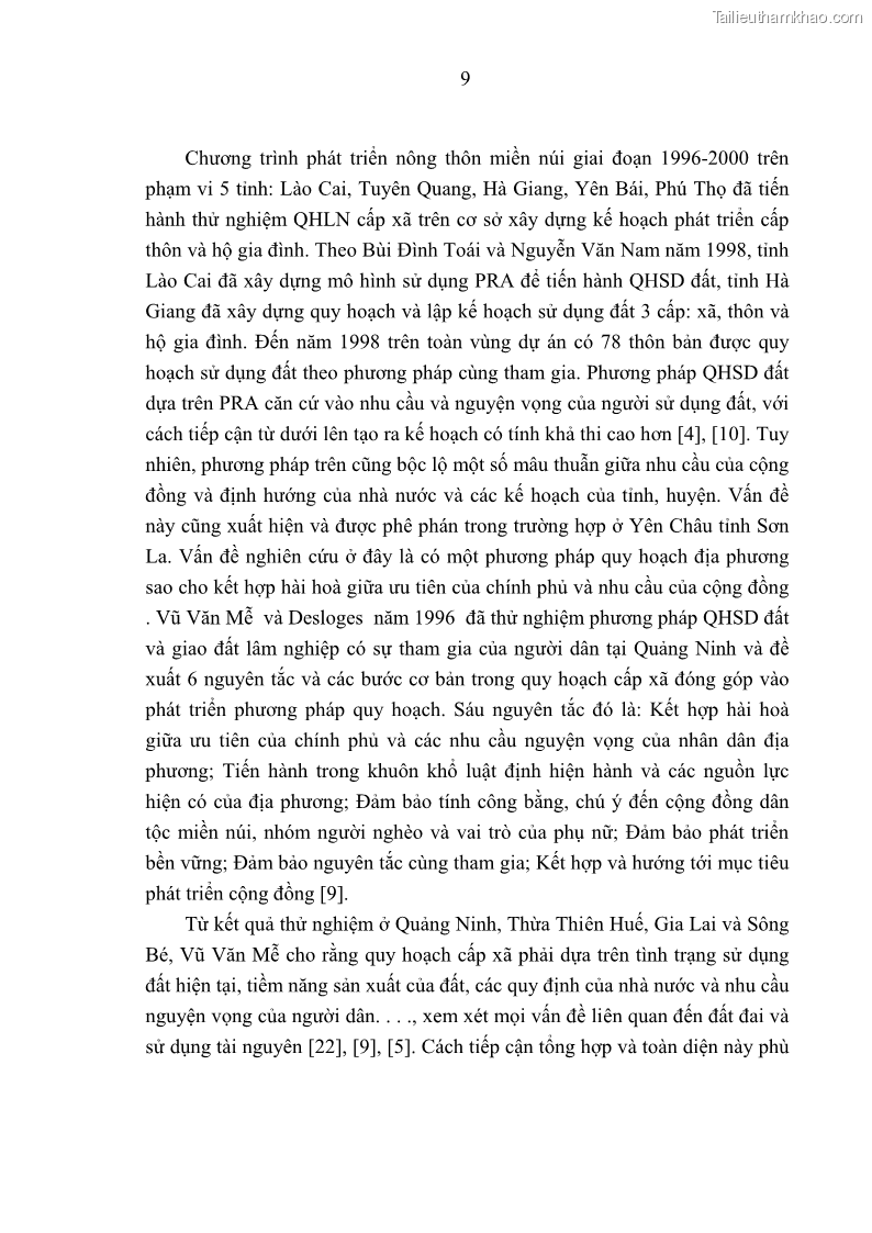 Luận văn thạc sĩ khoa học lâm nghiệp Nghiên cứu cơ sở khoa học và thực tiễn cho quy họach bảo vệ và phát triển rừng tại xã Ân Tình huyện Na Rì tỉnh Bắc Kạn - 1 Trang 12
