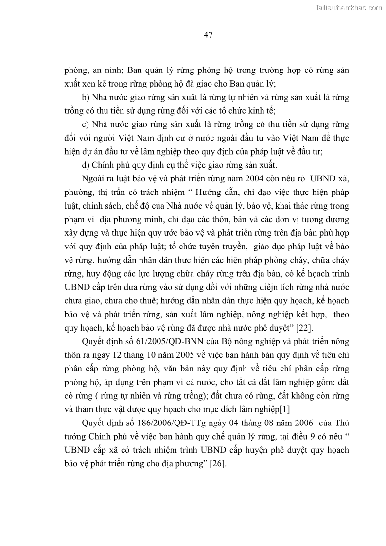Luận văn thạc sĩ khoa học lâm nghiệp Nghiên cứu cơ sở khoa học và thực tiễn cho quy họach bảo vệ và phát triển rừng tại xã Ân Tình huyện Na Rì tỉnh Bắc Kạn - 5 Trang 49