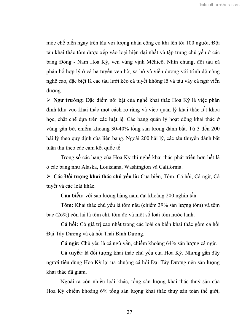 Luận văn thạc sĩ kinh tế Chiến lược Marketing xuất khẩu thủy sản của tổng Công ty thủy sản Việt Nam vào thị trường Hoa Kỳ giai đoạn 2010-2015 - 4 Trang 37