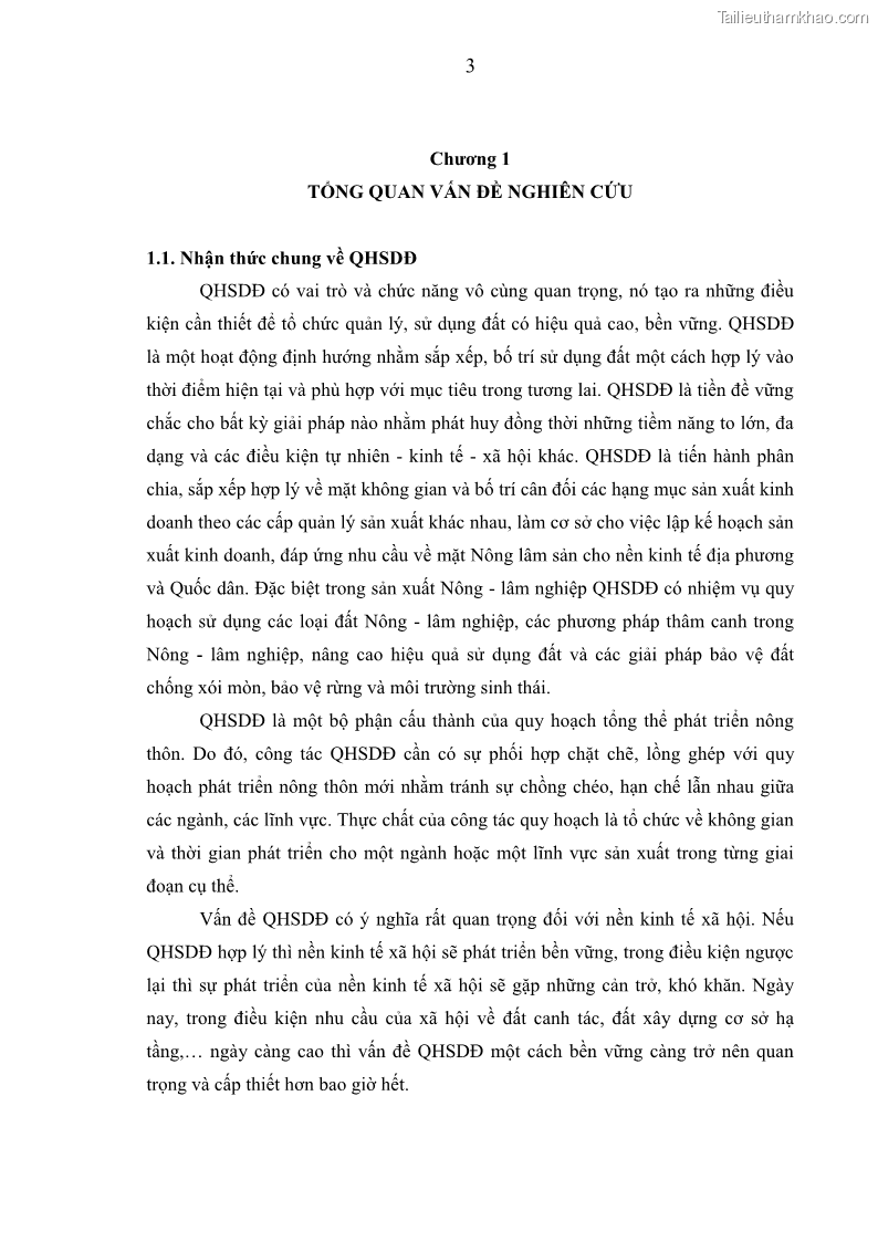 Luận văn thạc sĩ khoa học lâm nghiệp Nghiên cứu đề xuất quy hoạch sử dụng đất xã Trung Lý, huyện Mường Lát, tỉnh Thanh Hóa, giai đoạn 2013 - 2020 - 1 Trang 11