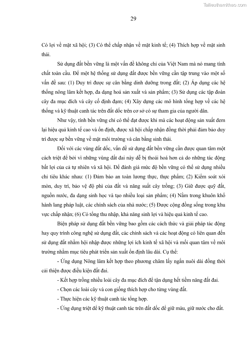 Luận văn thạc sĩ khoa học lâm nghiệp Nghiên cứu đề xuất quy hoạch sử dụng đất xã Trung Lý, huyện Mường Lát, tỉnh Thanh Hóa, giai đoạn 2013 - 2020 - 4 Trang 37