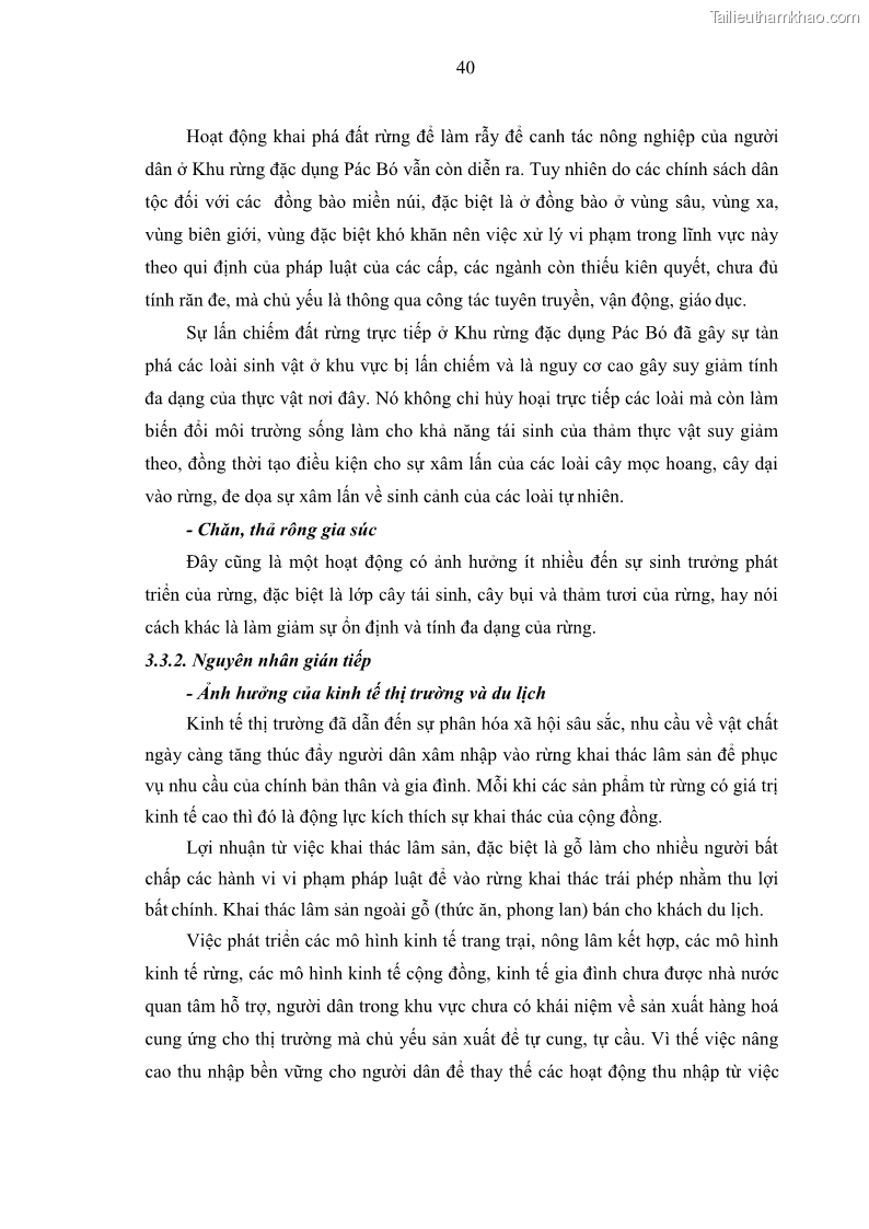 Luận văn thạc sĩ lâm học Nghiên cứu đa dạng thực vật thân gỗ khu vực rừng đặc dụng Pác Bó, huyện Hà Quảng, tỉnh Cao Bằng - 5 Trang 49