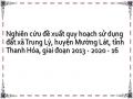 Nghiên cứu đề xuất quy hoạch sử dụng đất xã Trung Lý, huyện Mường Lát, tỉnh Thanh Hóa, giai đoạn 2013 - 2020 - 16
