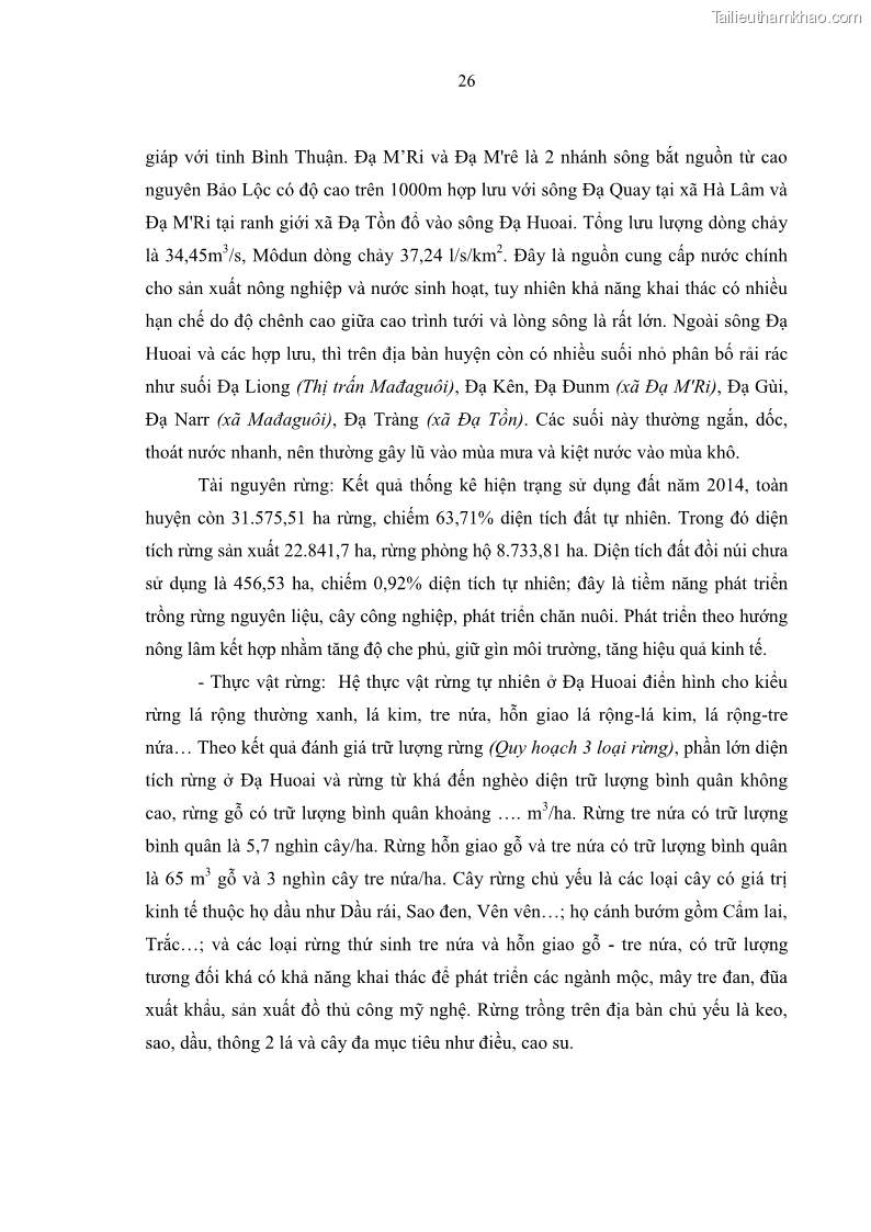 Luận văn thạc sĩ khoa học lâm nghiệp Đặc điểm lâm học loài cây Vấp Mesua ferrea L. thuộc kiểu rừng kín lá rộng thường xanh ẩm nhiệt đới tại huyện Đạ Huoai, tỉnh Lâm Đồng - 4 Trang 37