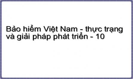 Bảo hiểm Việt Nam - thực trạng và giải pháp phát triển - 10