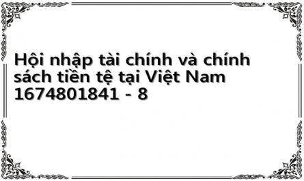 Hội nhập tài chính và chính sách tiền tệ tại Việt Nam 1674801841 - 8