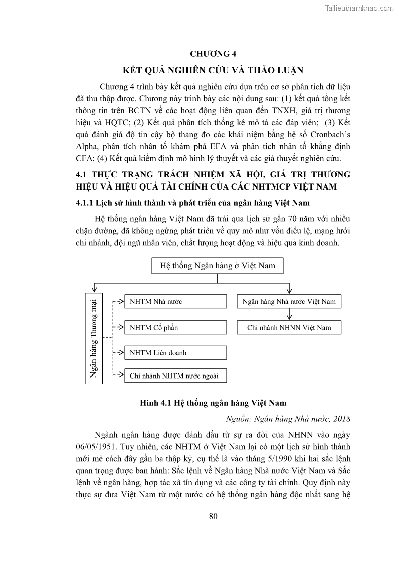 Luận án tiến sĩ kinh tế Nghiên cứu mối quan hệ giữa trách nhiệm xã hội, giá trị thương hiệu và hiệu quả tài chính của các ngân hàng thương mại cổ phần tại đồng bằng sông Cửu Long - 9 Trang 97
