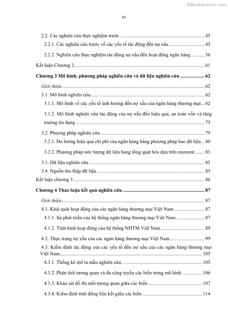 Luận án tiến sĩ kinh tế Nợ xấu của hệ thống Ngân hàng thương mại Việt Nam - 2 Trang 13