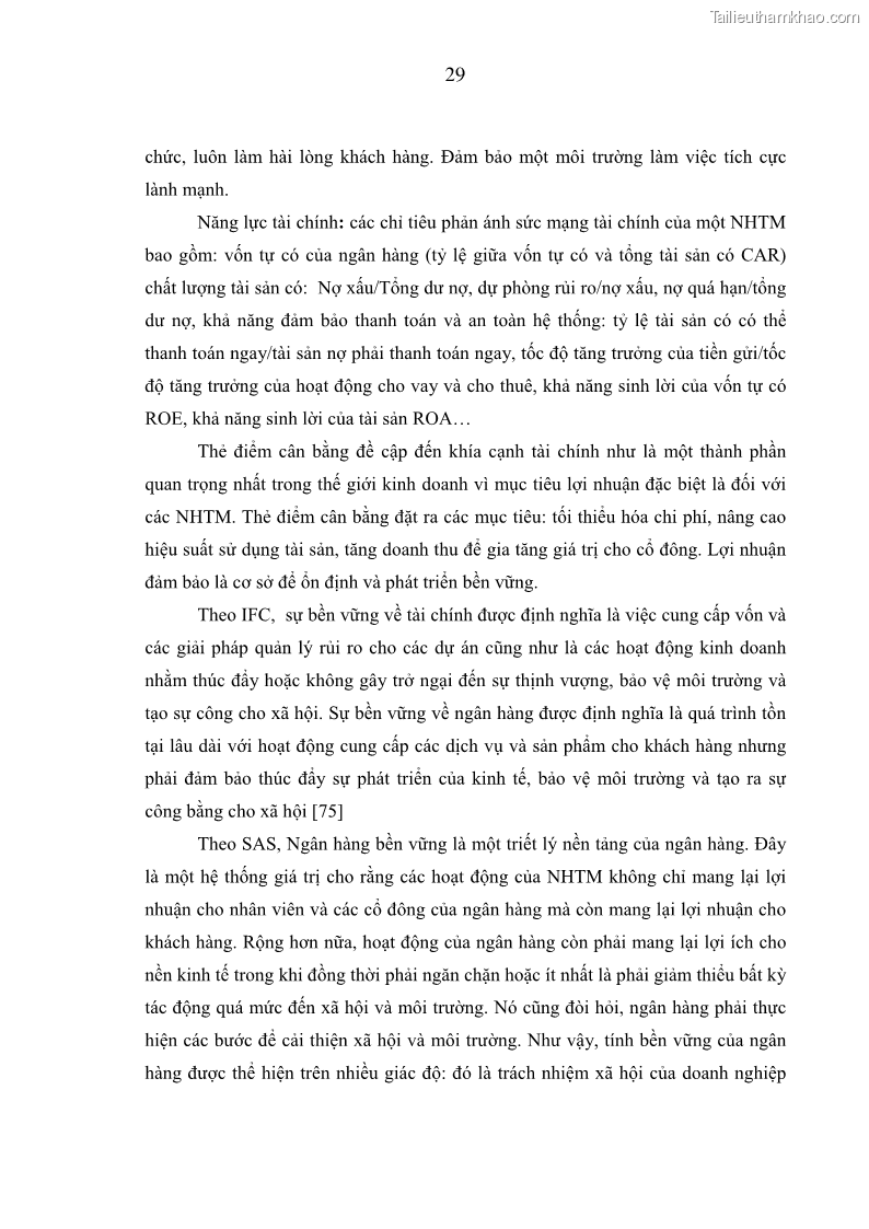 Luận án tiến sĩ kinh tế Phát triển bền vững Ngân hàng Nông nghiệp và Phát triển Nông thôn Việt Nam - 4 Trang 37