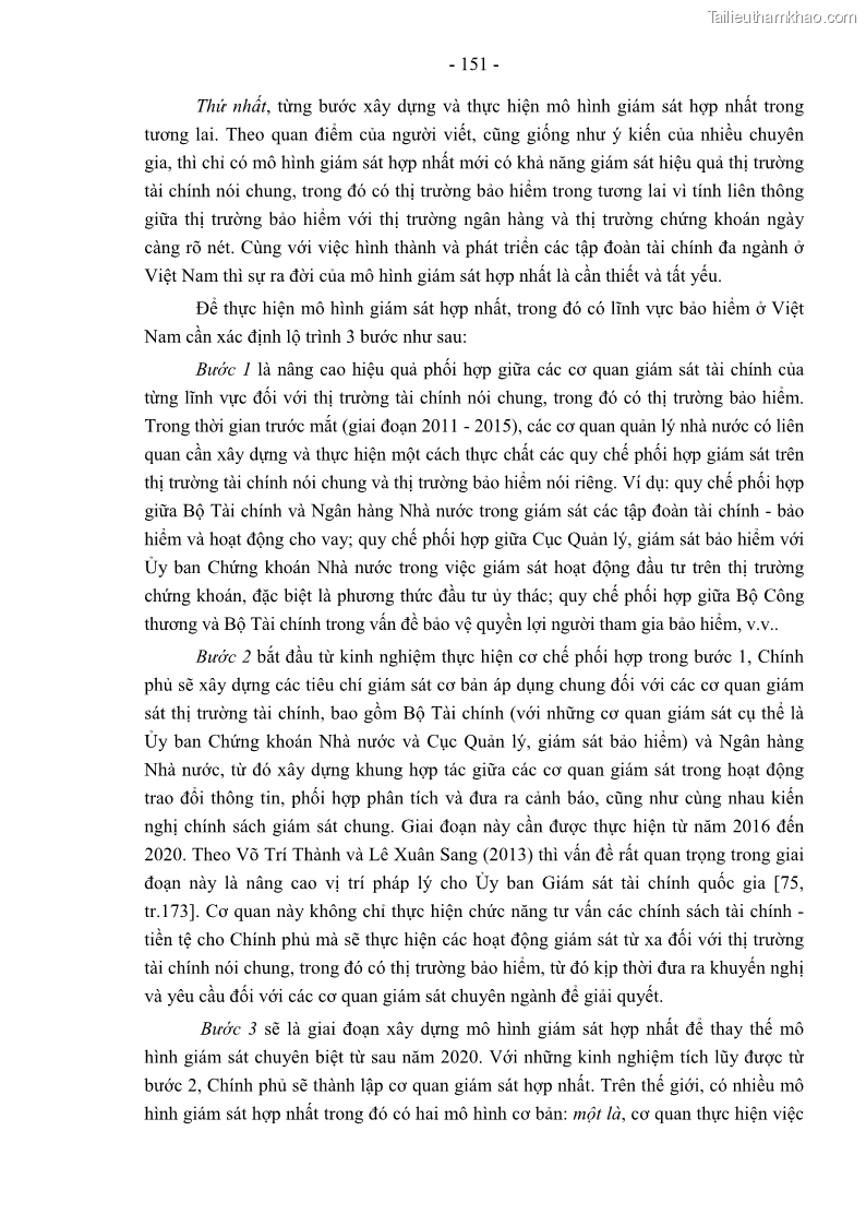 Luận án tiến sĩ luật học Pháp luật về kinh doanh bảo hiểm nhân thọ ở Việt Nam - Những vấn đề lý luận và thực tiễn - 13 Trang 156