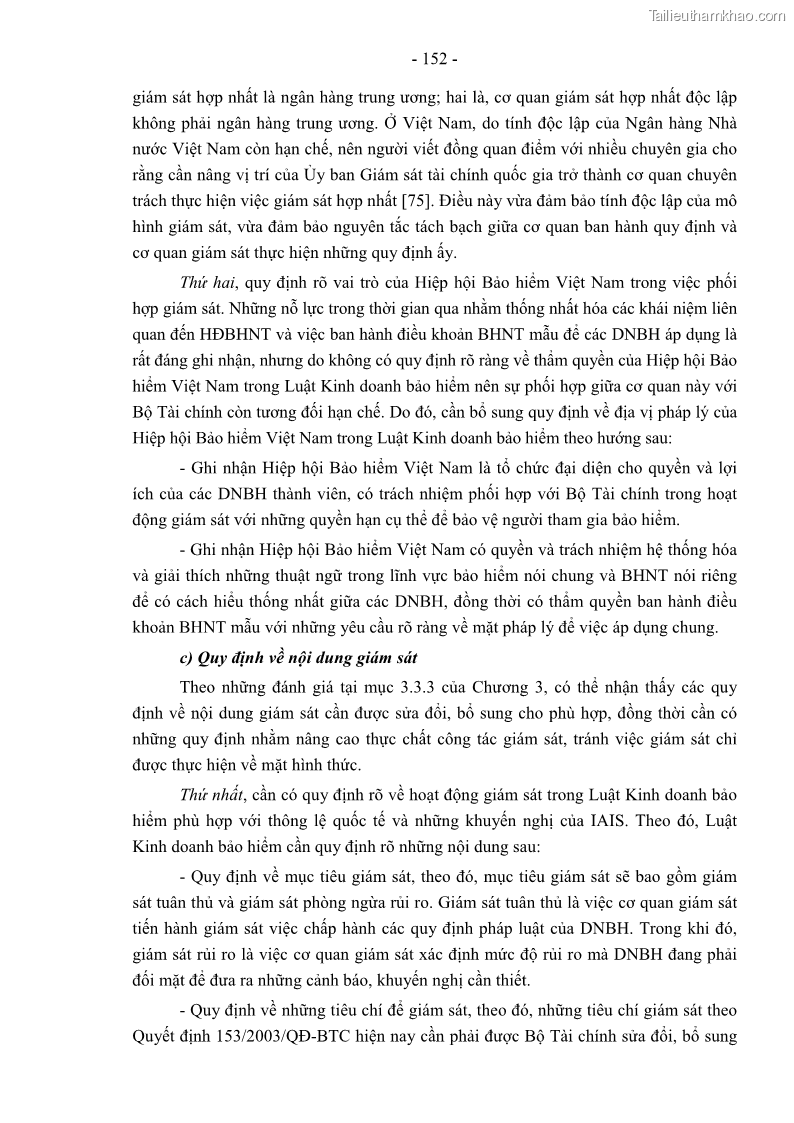 Luận án tiến sĩ luật học Pháp luật về kinh doanh bảo hiểm nhân thọ ở Việt Nam - Những vấn đề lý luận và thực tiễn - 14 Trang 157