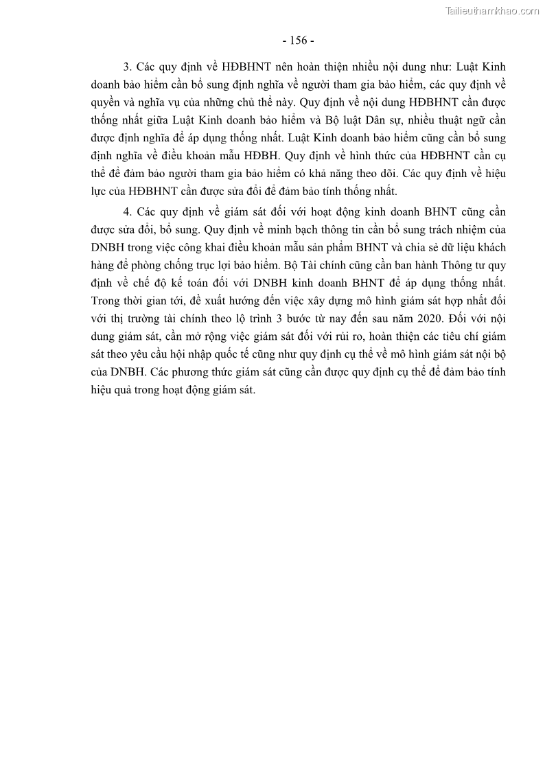 Luận án tiến sĩ luật học Pháp luật về kinh doanh bảo hiểm nhân thọ ở Việt Nam - Những vấn đề lý luận và thực tiễn - 14 Trang 161