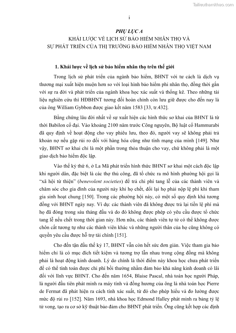 Luận án tiến sĩ luật học Pháp luật về kinh doanh bảo hiểm nhân thọ ở Việt Nam - Những vấn đề lý luận và thực tiễn - 14 Trang 164