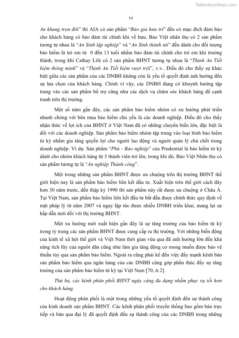 Luận án tiến sĩ luật học Pháp luật về kinh doanh bảo hiểm nhân thọ ở Việt Nam - Những vấn đề lý luận và thực tiễn - 15 Trang 169