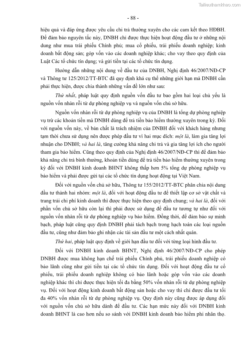 Luận án tiến sĩ luật học Pháp luật về kinh doanh bảo hiểm nhân thọ ở Việt Nam - Những vấn đề lý luận và thực tiễn - 8 Trang 93