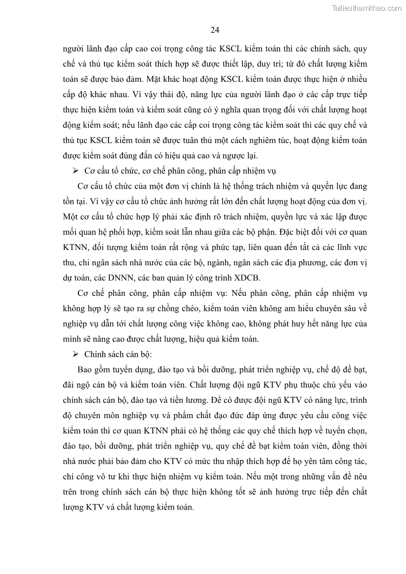 Luận án tiến sĩ tài chính ngân hàng Kiểm toán ngân hàng góp phần ổn định hệ thống tài chính Việt Nam - 4 Trang 37