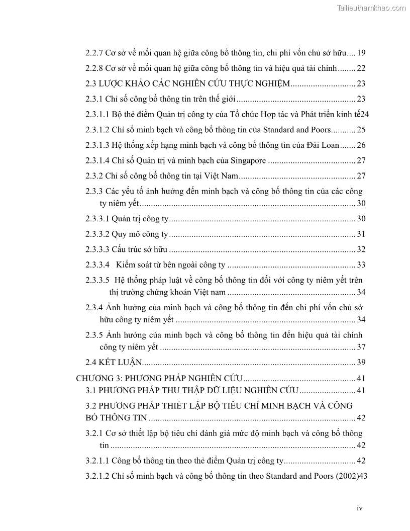 Luận án tiến sĩ tài chính ngân hàng Minh bạch và công bố thông tin của các công ty niêm yết trên thị trường chứng khoán Việt Nam - 1 Trang 12