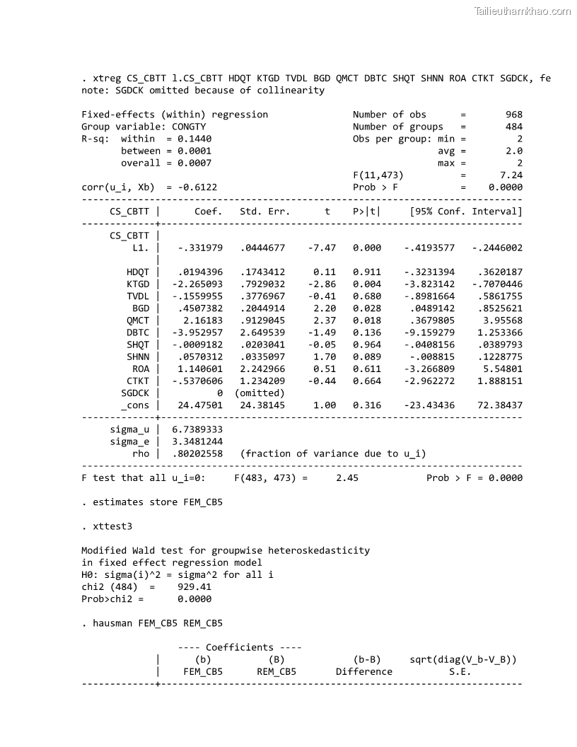 Luận án tiến sĩ tài chính ngân hàng Minh bạch và công bố thông tin của các công ty niêm yết trên thị trường chứng khoán Việt Nam - 21 Trang 241