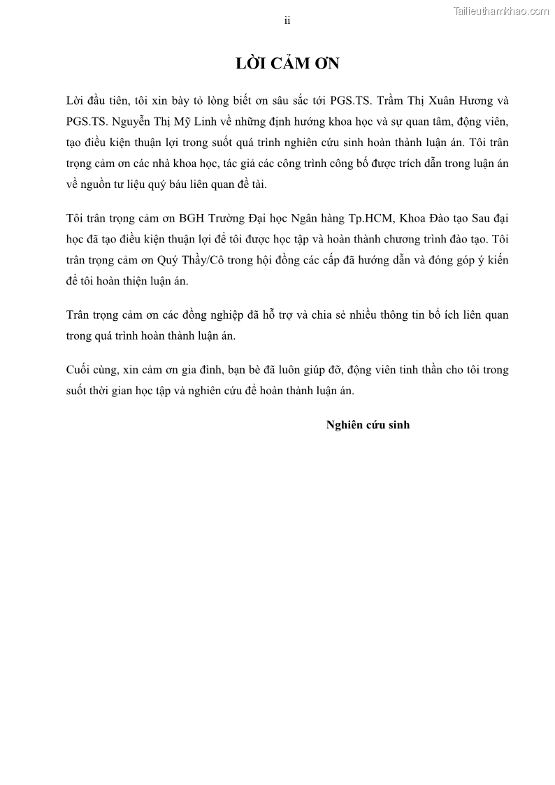 Luận án tiến sĩ tài chính ngân hàng Mối quan hệ giữa tỷ giá và vốn đầu tư nước ngoài - Nghiên cứu trường hợp Việt Nam - 1 Trang 4