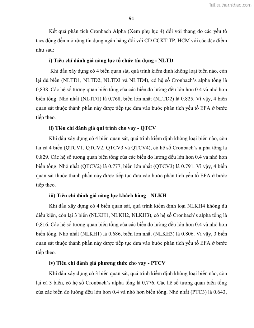Luận án tiến sĩ Tín dụng ngân hàng đối với việc chuyển dịch cơ cấu kinh tế trên địa bàn TP. Hồ Chí Minh 1674832566 - 10 Trang 109
