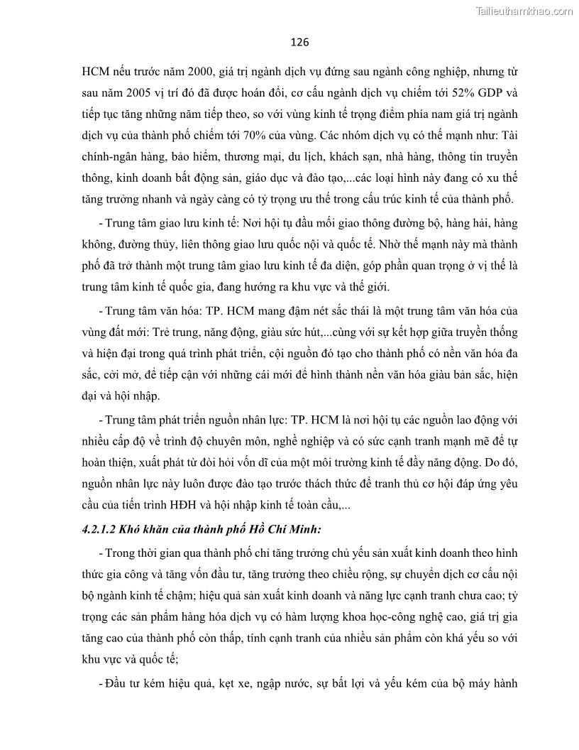 Luận án tiến sĩ Tín dụng ngân hàng đối với việc chuyển dịch cơ cấu kinh tế trên địa bàn TP. Hồ Chí Minh 1674832566 - 12 Trang 144