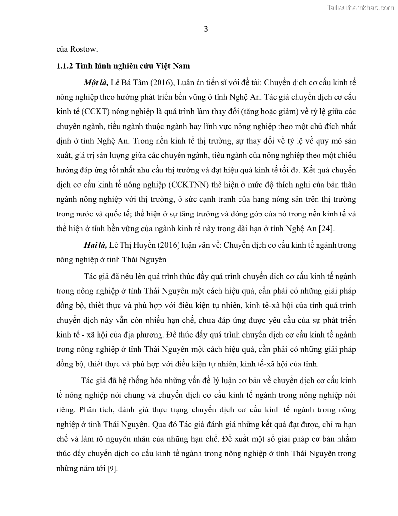 Luận án tiến sĩ Tín dụng ngân hàng đối với việc chuyển dịch cơ cấu kinh tế trên địa bàn TP. Hồ Chí Minh 1674832566 - 2 Trang 21