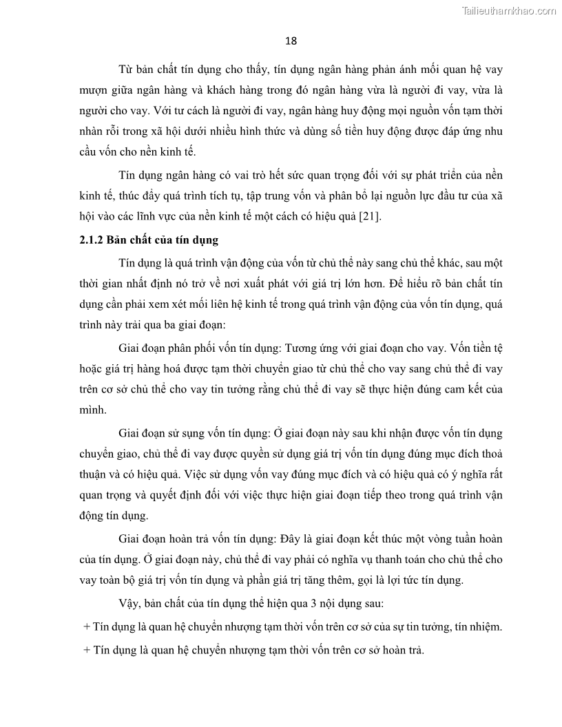 Luận án tiến sĩ Tín dụng ngân hàng đối với việc chuyển dịch cơ cấu kinh tế trên địa bàn TP. Hồ Chí Minh 1674832566 - 3 Trang 36