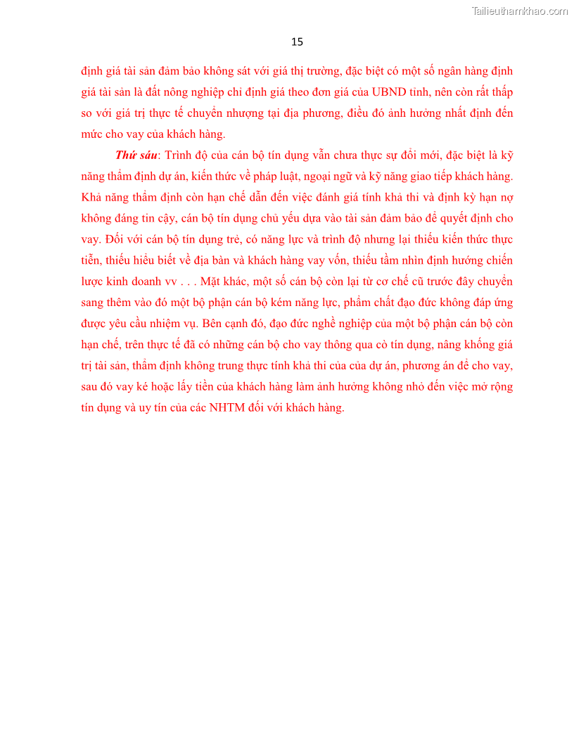 Luận án tiến sĩ Tín dụng ngân hàng đối với việc chuyển dịch cơ cấu kinh tế trên địa bàn TP. Hồ Chí Minh 1674832566 - 3 Trang 33