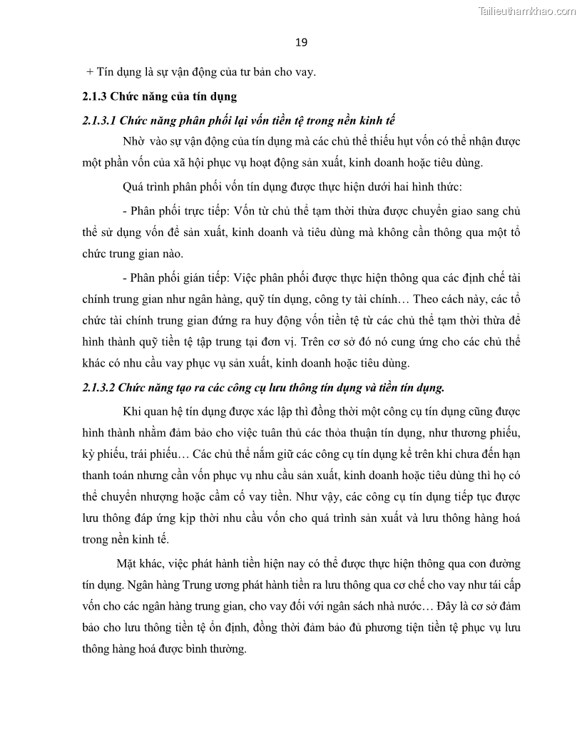 Luận án tiến sĩ Tín dụng ngân hàng đối với việc chuyển dịch cơ cấu kinh tế trên địa bàn TP. Hồ Chí Minh 1674832566 - 4 Trang 37
