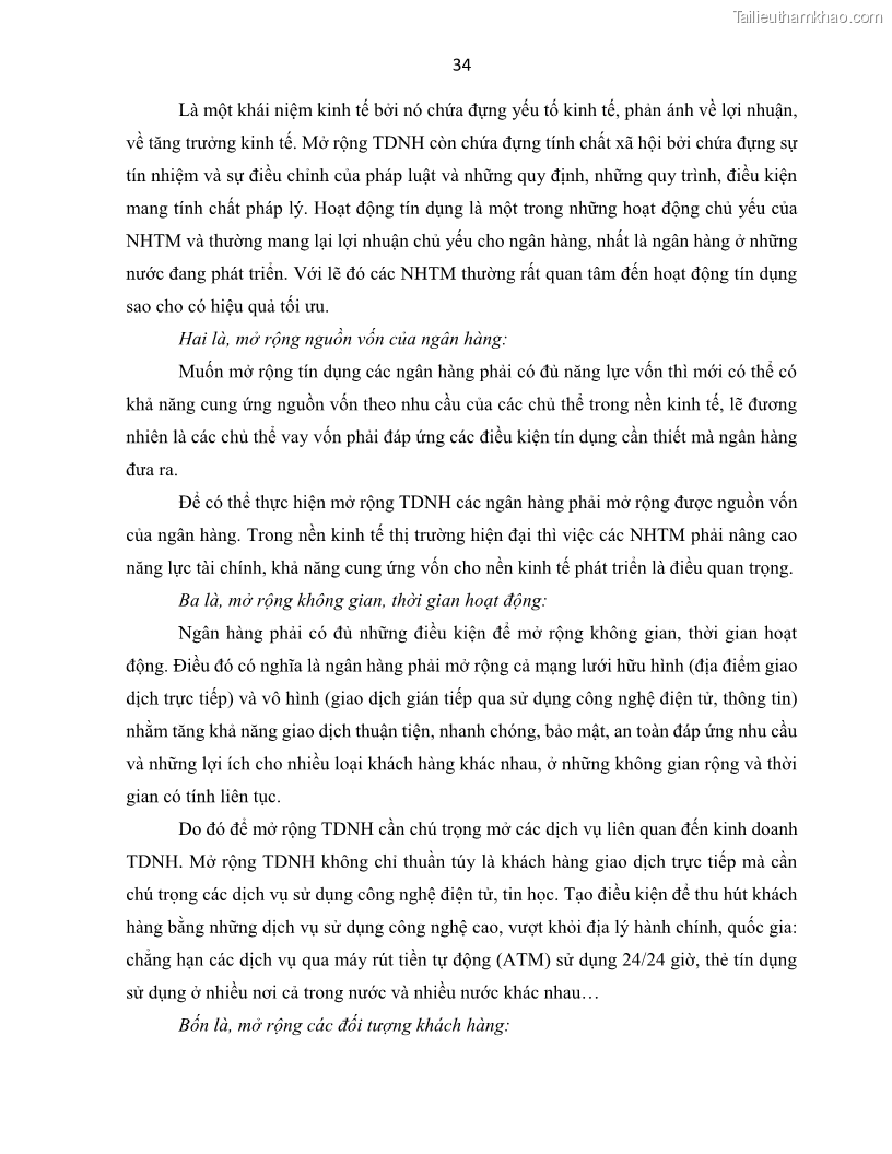 Luận án tiến sĩ Tín dụng ngân hàng đối với việc chuyển dịch cơ cấu kinh tế trên địa bàn TP. Hồ Chí Minh 1674832566 - 5 Trang 52