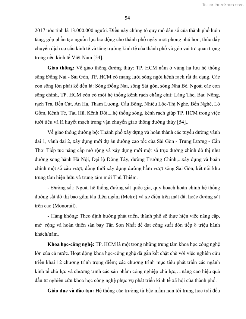 Luận án tiến sĩ Tín dụng ngân hàng đối với việc chuyển dịch cơ cấu kinh tế trên địa bàn TP. Hồ Chí Minh 1674832566 - 6 Trang 72