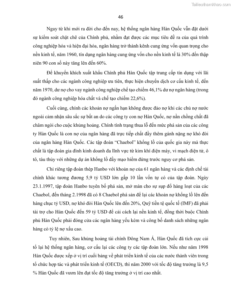 Luận án tiến sĩ Tín dụng ngân hàng đối với việc chuyển dịch cơ cấu kinh tế trên địa bàn TP. Hồ Chí Minh 1674832566 - 6 Trang 64