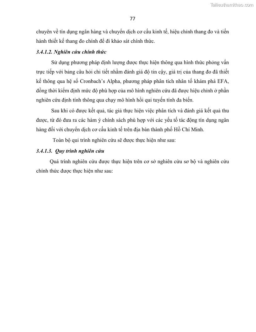 Luận án tiến sĩ Tín dụng ngân hàng đối với việc chuyển dịch cơ cấu kinh tế trên địa bàn TP. Hồ Chí Minh 1674832566 - 8 Trang 95