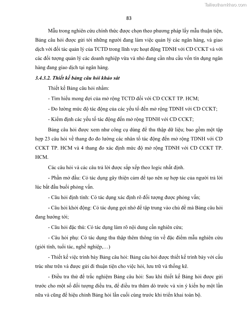 Luận án tiến sĩ Tín dụng ngân hàng đối với việc chuyển dịch cơ cấu kinh tế trên địa bàn TP. Hồ Chí Minh 1674832566 - 9 Trang 101
