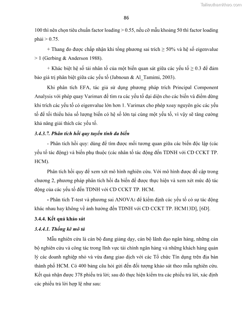 Luận án tiến sĩ Tín dụng ngân hàng đối với việc chuyển dịch cơ cấu kinh tế trên địa bàn TP. Hồ Chí Minh 1674832566 - 9 Trang 104