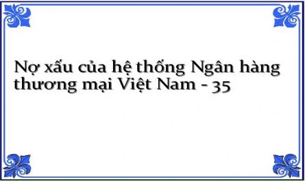 Nợ xấu của hệ thống Ngân hàng thương mại Việt Nam - 35