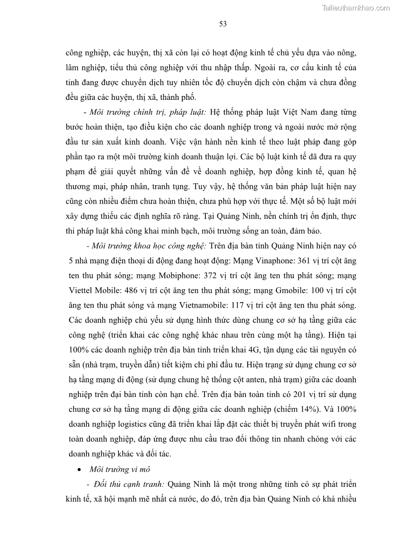 Luận văn thạc sĩ kinh doanh thương mại Chiến lược kinh doanh của ngân hàng TMCP Quân Đội Chi nhánh Quảng Ninh - 6 Trang 65