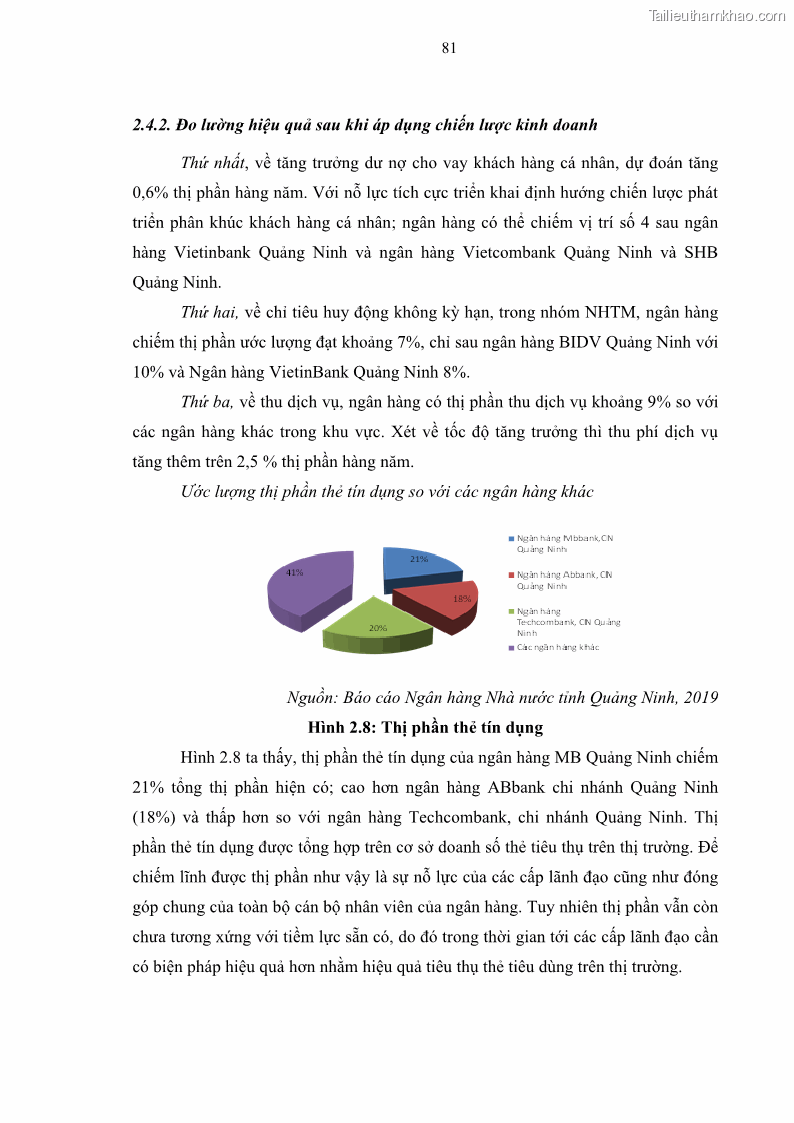 Luận văn thạc sĩ kinh doanh thương mại Chiến lược kinh doanh của ngân hàng TMCP Quân Đội Chi nhánh Quảng Ninh - 8 Trang 93